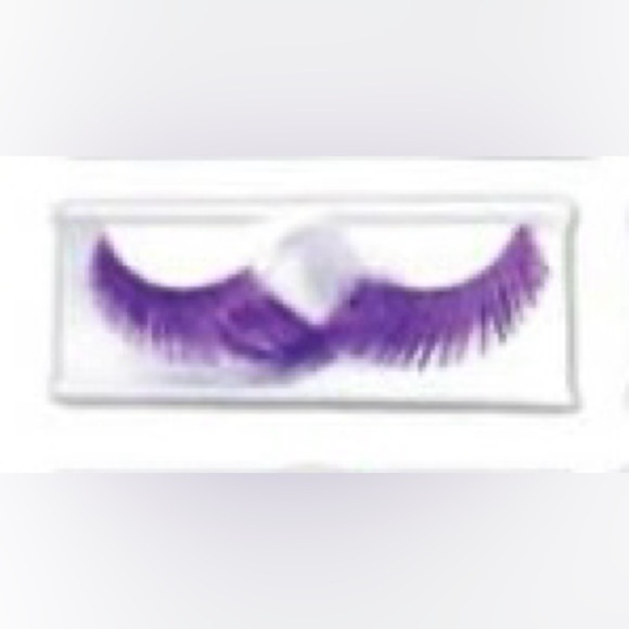 Jerome Russell Winks Flash Lash Party Lashes Fake Eyelashes Wisps Long Purple - Picture 7 of 7